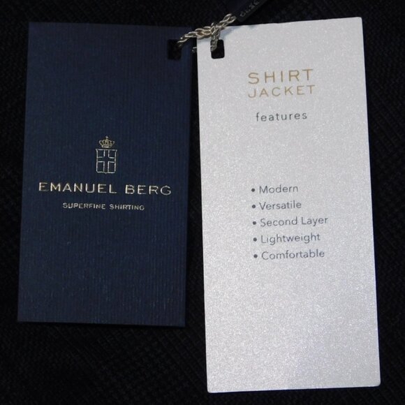 Emanuel Berg Sean Deconstructed Wool Blend Shirt Jacket - Picture 10 of 11